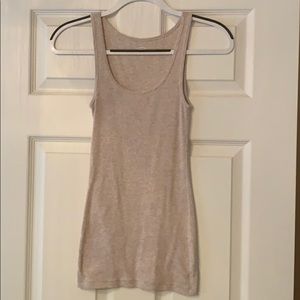 Old Navy Cream Fitted Tank